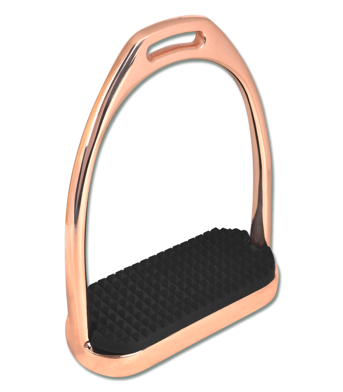 Waldhausen Stirrup Irons Fillis Rose Gold 12cm