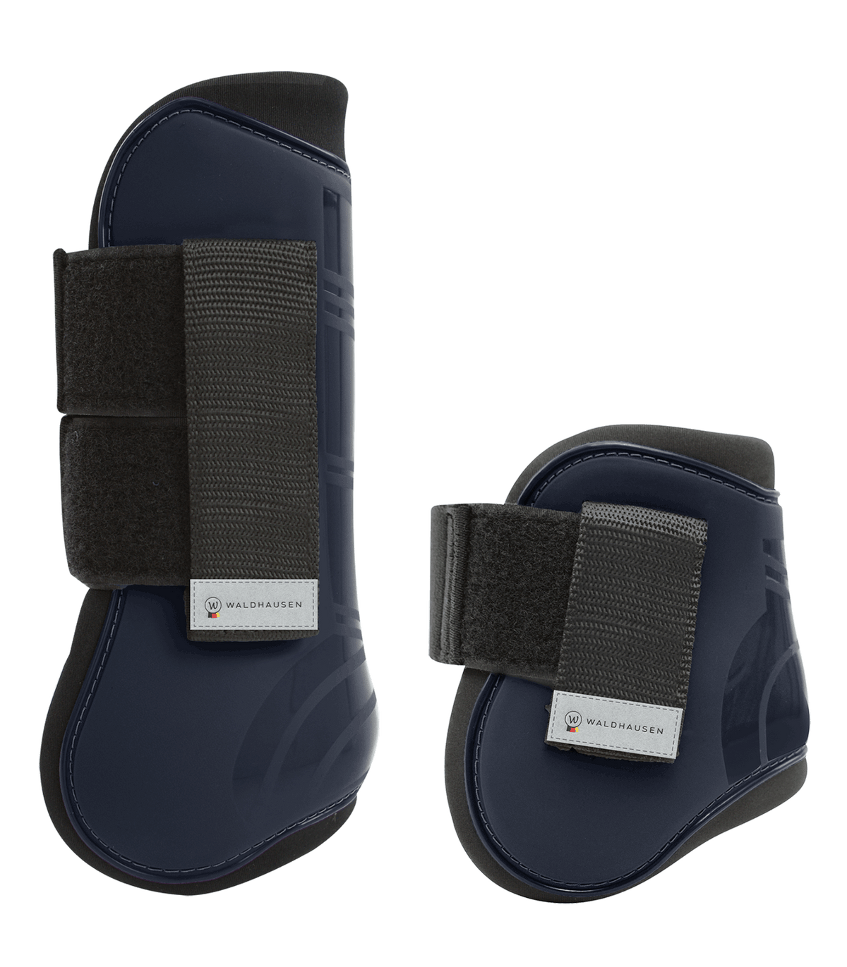 Waldhausen Pro Open Front Tendon &amp; Fetlock Boot Set  of 4 | Navy Full