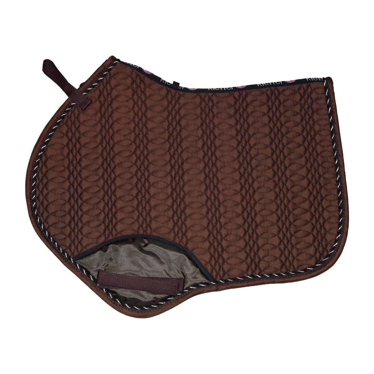 Kieffer Saddle Pad - Jumping Full Size Chocolate