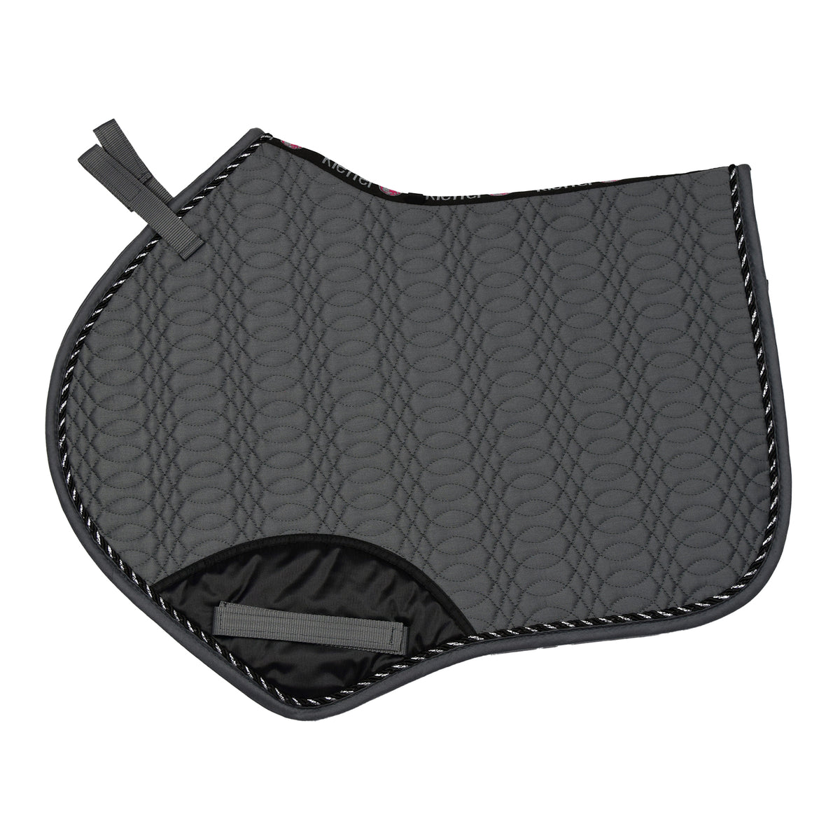 Kieffer Saddle Pad - Jumping Full Size Grey