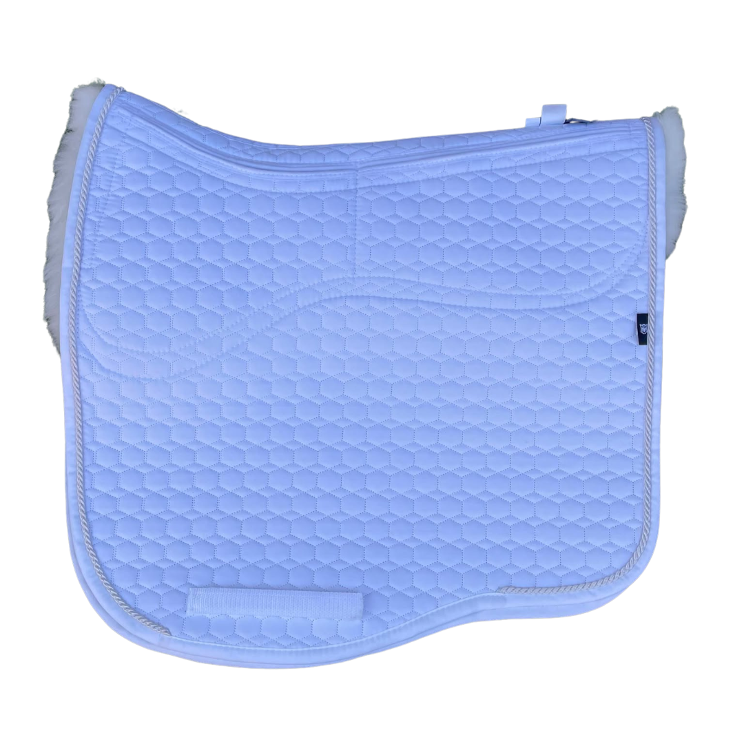 E.A. Mattes Dressage Eurofit Saddle Pad Large / White / Correction System