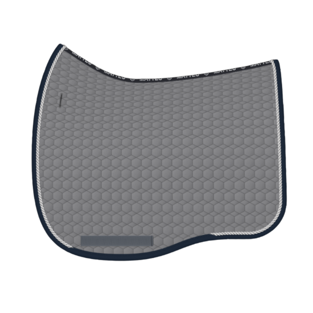 E.A.Mattes Dressage Eurofit Saddle Pad Large / Grey Quilt